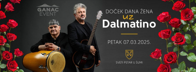 Koncert Dalmatino – doček Dana žena, Villa Roža - Dolinci, prilagođena osobama s invaliditetom, Sv. Petar u Šumi, Istra - Hrvatska Sveti Petar u Šumi